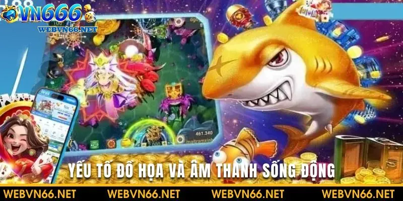 Không cần bàn cãi về đồ họa và âm thanh của game câu cá phát tài