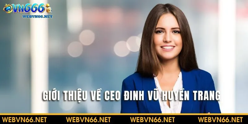 Giới thiệu về CEO Đinh Vũ Huyền Trang 