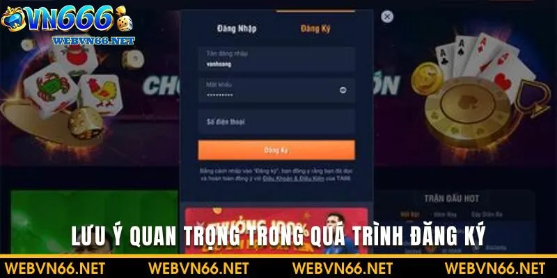 Cần lưu ý những gì trong quá trình đăng ký hệ thống nhà cái